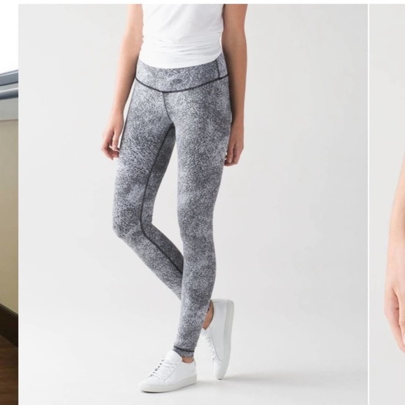 Lululemon🩶 Wunder Under High Rise TightsSpeckled Size 8 - Picture 3 of 7